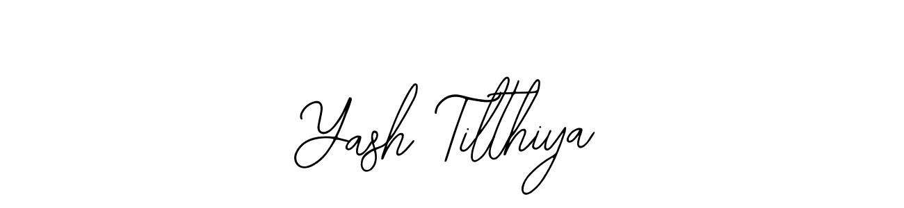 The best way (Bearetta-2O07w) to make a short signature is to pick only two or three words in your name. The name Yash Tilthiya include a total of six letters. For converting this name. Yash Tilthiya signature style 12 images and pictures png