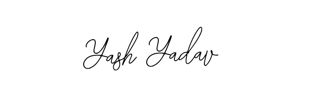 Use a signature maker to create a handwritten signature online. With this signature software, you can design (Bearetta-2O07w) your own signature for name Yash Yadav. Yash Yadav signature style 12 images and pictures png