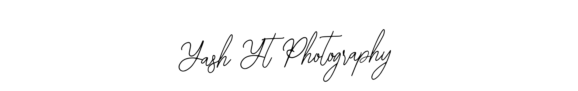 Similarly Bearetta-2O07w is the best handwritten signature design. Signature creator online .You can use it as an online autograph creator for name Yash Yt Photography. Yash Yt Photography signature style 12 images and pictures png