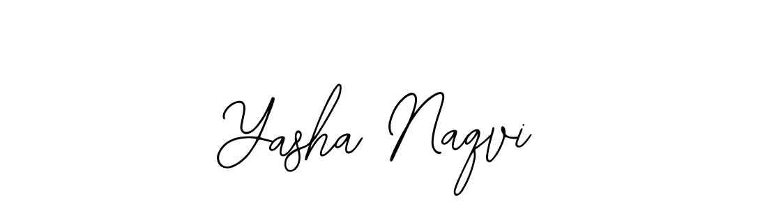 You should practise on your own different ways (Bearetta-2O07w) to write your name (Yasha Naqvi) in signature. don't let someone else do it for you. Yasha Naqvi signature style 12 images and pictures png