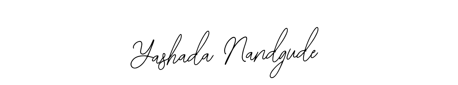 Use a signature maker to create a handwritten signature online. With this signature software, you can design (Bearetta-2O07w) your own signature for name Yashada Nandgude. Yashada Nandgude signature style 12 images and pictures png