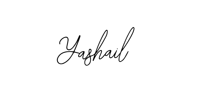 How to make Yashail name signature. Use Bearetta-2O07w style for creating short signs online. This is the latest handwritten sign. Yashail signature style 12 images and pictures png