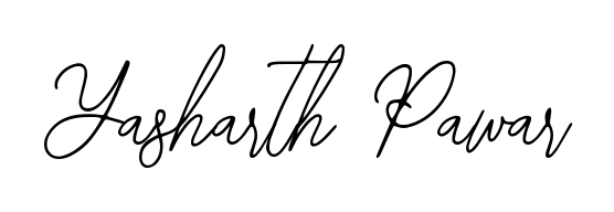 Designed for modern professionals: Yasharth Pawar name signature crafted with Bearetta-2O07w script. Ready for digital PDF workflows. Yasharth Pawar signature style 12 images and pictures png