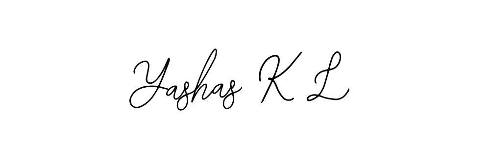 How to Draw Yashas K L signature style? Bearetta-2O07w is a latest design signature styles for name Yashas K L. Yashas K L signature style 12 images and pictures png