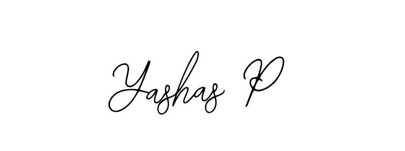 How to Draw Yashas P signature style? Bearetta-2O07w is a latest design signature styles for name Yashas P. Yashas P signature style 12 images and pictures png