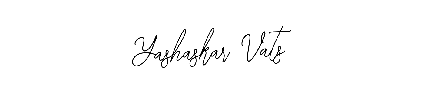 Use a signature maker to create a handwritten signature online. With this signature software, you can design (Bearetta-2O07w) your own signature for name Yashaskar Vats. Yashaskar Vats signature style 12 images and pictures png