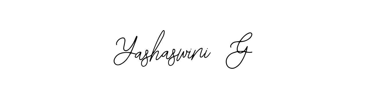 Also we have Yashaswini  G name is the best signature style. Create professional handwritten signature collection using Bearetta-2O07w autograph style. Yashaswini  G signature style 12 images and pictures png