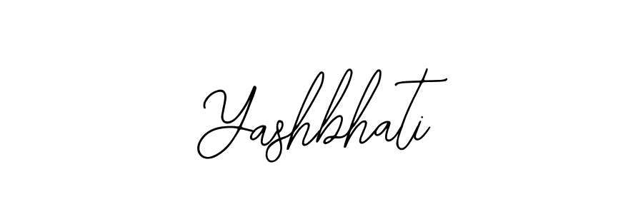 Also we have Yashbhati name is the best signature style. Create professional handwritten signature collection using Bearetta-2O07w autograph style. Yashbhati signature style 12 images and pictures png