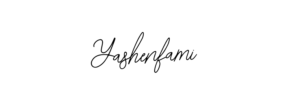 Create a beautiful signature design for name Yashenfami. With this signature (Bearetta-2O07w) fonts, you can make a handwritten signature for free. Yashenfami signature style 12 images and pictures png