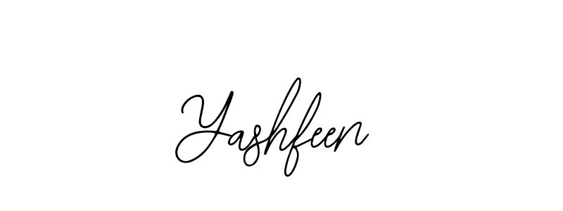 How to make Yashfeen signature? Bearetta-2O07w is a professional autograph style. Create handwritten signature for Yashfeen name. Yashfeen signature style 12 images and pictures png
