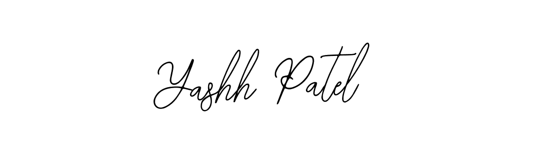 Similarly Bearetta-2O07w is the best handwritten signature design. Signature creator online .You can use it as an online autograph creator for name Yashh Patel. Yashh Patel signature style 12 images and pictures png