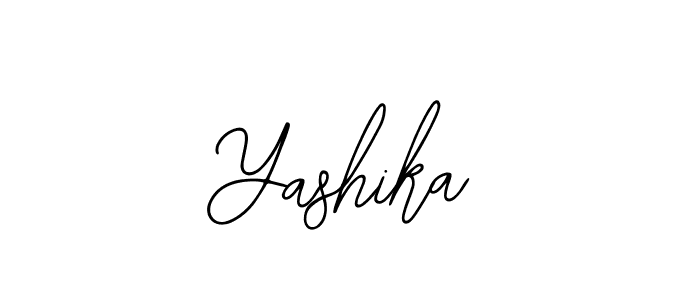 Use a signature maker to create a handwritten signature online. With this signature software, you can design (Bearetta-2O07w) your own signature for name Yashika. Yashika signature style 12 images and pictures png