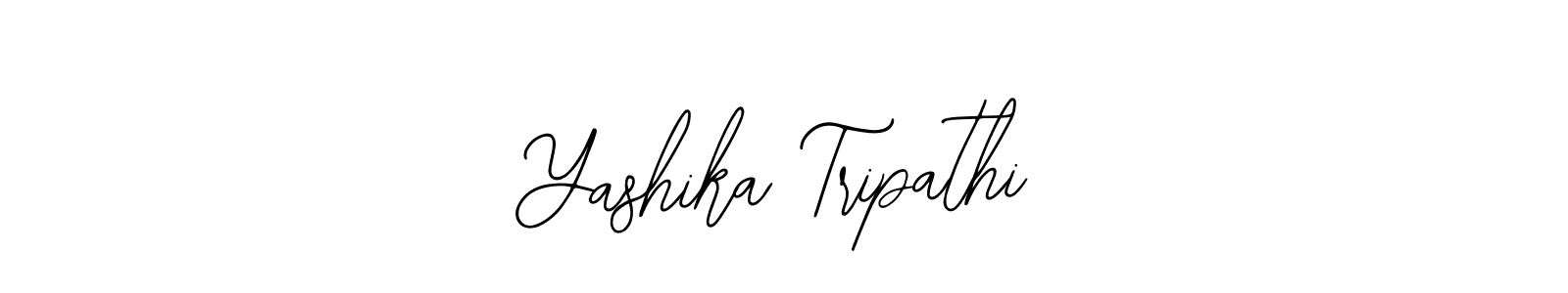 Create a beautiful signature design for name Yashika Tripathi. With this signature (Bearetta-2O07w) fonts, you can make a handwritten signature for free. Yashika Tripathi signature style 12 images and pictures png