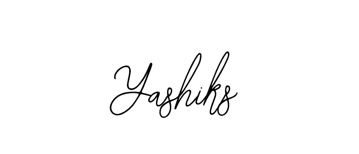 How to make Yashiks name signature. Use Bearetta-2O07w style for creating short signs online. This is the latest handwritten sign. Yashiks signature style 12 images and pictures png