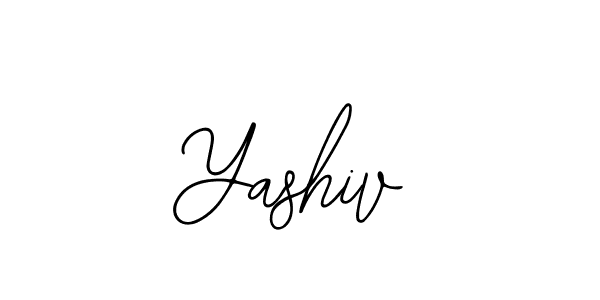 Use a signature maker to create a handwritten signature online. With this signature software, you can design (Bearetta-2O07w) your own signature for name Yashiv. Yashiv signature style 12 images and pictures png