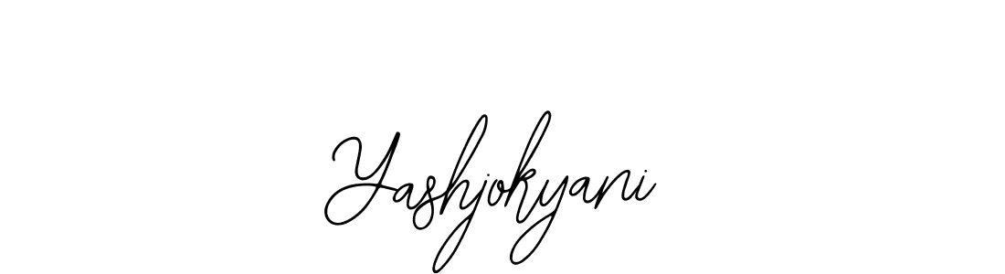 Use a signature maker to create a handwritten signature online. With this signature software, you can design (Bearetta-2O07w) your own signature for name Yashjokyani. Yashjokyani signature style 12 images and pictures png