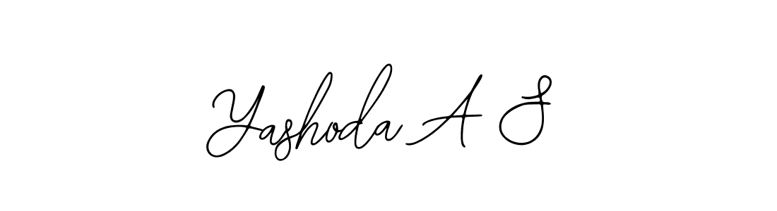 Also You can easily find your signature by using the search form. We will create Yashoda A S name handwritten signature images for you free of cost using Bearetta-2O07w sign style. Yashoda A S signature style 12 images and pictures png