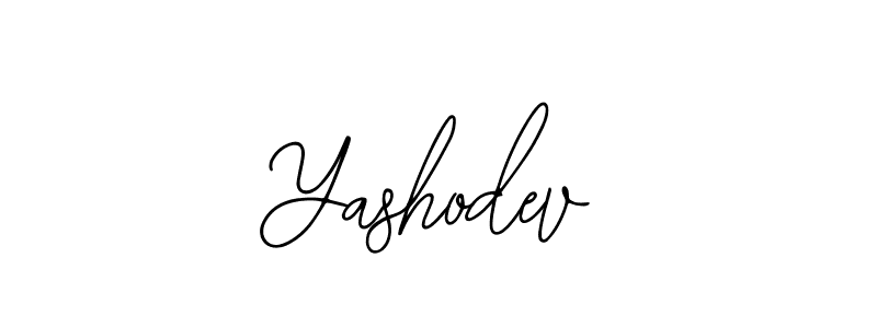 How to make Yashodev name signature. Use Bearetta-2O07w style for creating short signs online. This is the latest handwritten sign. Yashodev signature style 12 images and pictures png