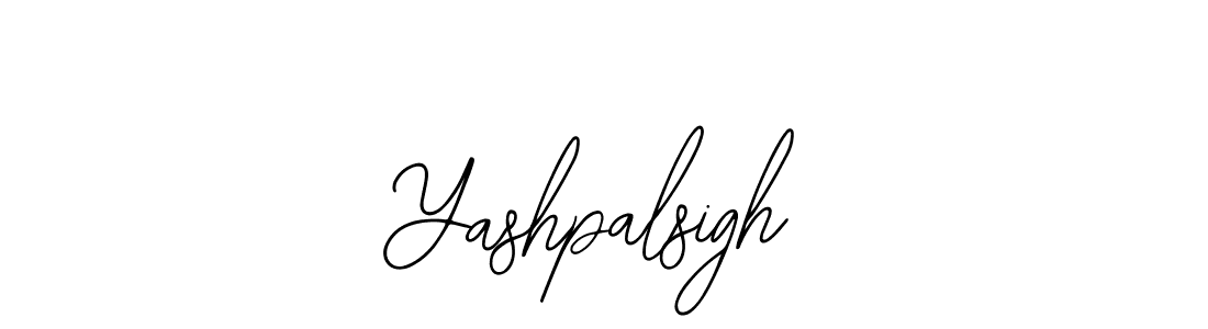 Design your own signature with our free online signature maker. With this signature software, you can create a handwritten (Bearetta-2O07w) signature for name Yashpalsigh. Yashpalsigh signature style 12 images and pictures png