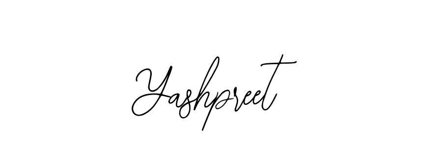 Also we have Yashpreet name is the best signature style. Create professional handwritten signature collection using Bearetta-2O07w autograph style. Yashpreet signature style 12 images and pictures png