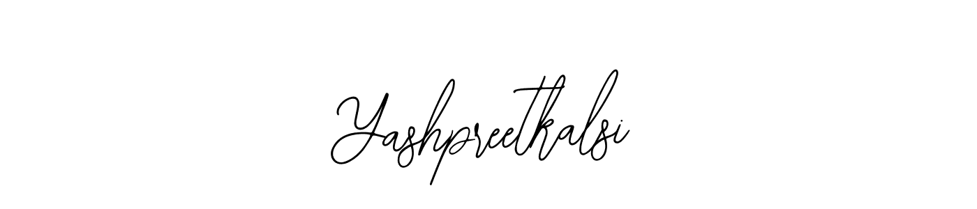 The best way (Bearetta-2O07w) to make a short signature is to pick only two or three words in your name. The name Yashpreetkalsi include a total of six letters. For converting this name. Yashpreetkalsi signature style 12 images and pictures png