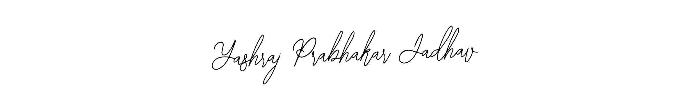 How to make Yashraj Prabhakar Jadhav name signature. Use Bearetta-2O07w style for creating short signs online. This is the latest handwritten sign. Yashraj Prabhakar Jadhav signature style 12 images and pictures png