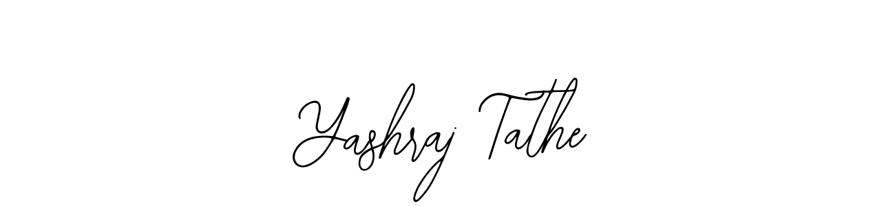 Bearetta-2O07w is a professional signature style that is perfect for those who want to add a touch of class to their signature. It is also a great choice for those who want to make their signature more unique. Get Yashraj Tathe name to fancy signature for free. Yashraj Tathe signature style 12 images and pictures png