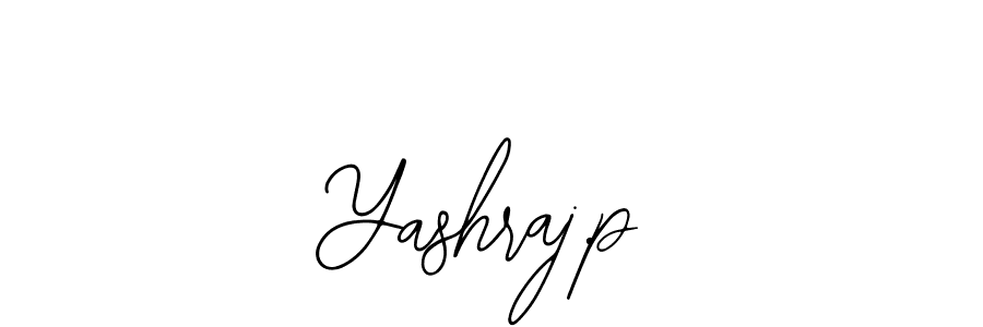 Also we have Yashraj.p name is the best signature style. Create professional handwritten signature collection using Bearetta-2O07w autograph style. Yashraj.p signature style 12 images and pictures png