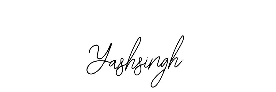 You should practise on your own different ways (Bearetta-2O07w) to write your name (Yashsingh) in signature. don't let someone else do it for you. Yashsingh signature style 12 images and pictures png