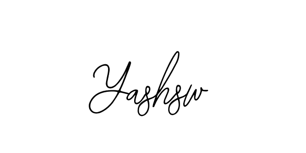 Use a signature maker to create a handwritten signature online. With this signature software, you can design (Bearetta-2O07w) your own signature for name Yashsw. Yashsw signature style 12 images and pictures png
