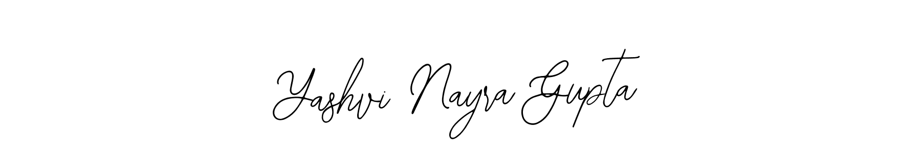 It looks lik you need a new signature style for name Yashvi Nayra Gupta. Design unique handwritten (Bearetta-2O07w) signature with our free signature maker in just a few clicks. Yashvi Nayra Gupta signature style 12 images and pictures png