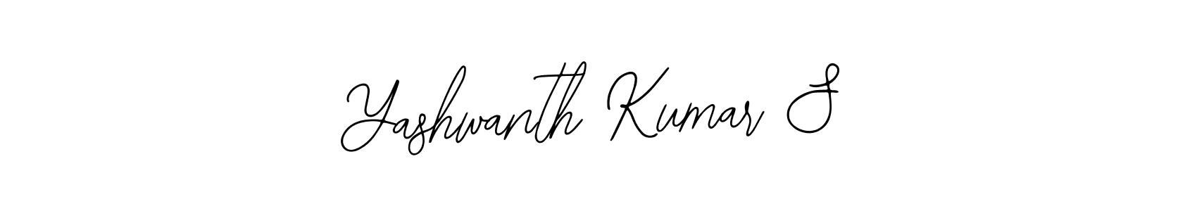 How to make Yashwanth Kumar S signature? Bearetta-2O07w is a professional autograph style. Create handwritten signature for Yashwanth Kumar S name. Yashwanth Kumar S signature style 12 images and pictures png