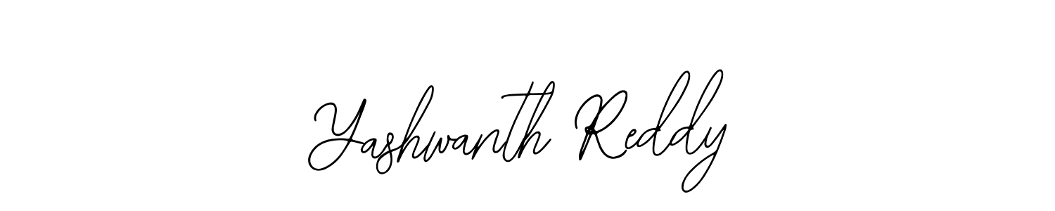How to make Yashwanth Reddy name signature. Use Bearetta-2O07w style for creating short signs online. This is the latest handwritten sign. Yashwanth Reddy signature style 12 images and pictures png