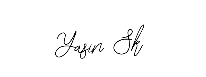 How to make Yasin Sk signature? Bearetta-2O07w is a professional autograph style. Create handwritten signature for Yasin Sk name. Yasin Sk signature style 12 images and pictures png