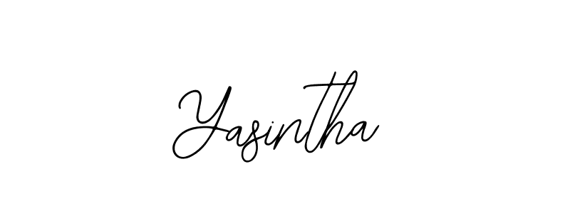 Yasintha stylish signature style. Best Handwritten Sign (Bearetta-2O07w) for my name. Handwritten Signature Collection Ideas for my name Yasintha. Yasintha signature style 12 images and pictures png