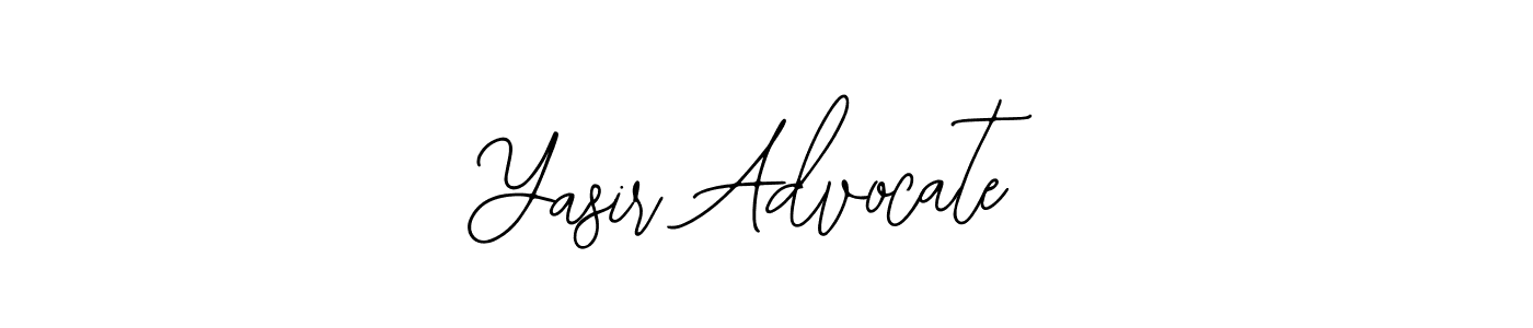 It looks lik you need a new signature style for name Yasir Advocate. Design unique handwritten (Bearetta-2O07w) signature with our free signature maker in just a few clicks. Yasir Advocate signature style 12 images and pictures png