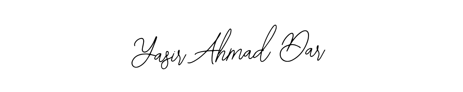 Make a beautiful signature design for name Yasir Ahmad Dar. With this signature (Bearetta-2O07w) style, you can create a handwritten signature for free. Yasir Ahmad Dar signature style 12 images and pictures png
