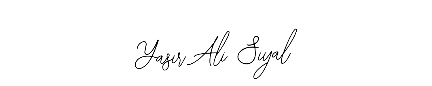 Make a beautiful signature design for name Yasir Ali Siyal. With this signature (Bearetta-2O07w) style, you can create a handwritten signature for free. Yasir Ali Siyal signature style 12 images and pictures png