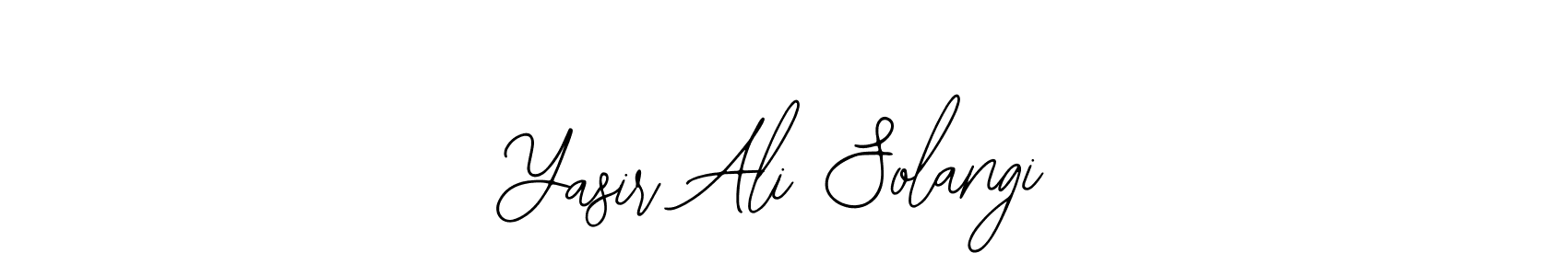 Make a beautiful signature design for name Yasir Ali Solangi. Use this online signature maker to create a handwritten signature for free. Yasir Ali Solangi signature style 12 images and pictures png