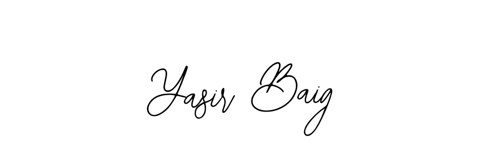 Make a beautiful signature design for name Yasir Baig. With this signature (Bearetta-2O07w) style, you can create a handwritten signature for free. Yasir Baig signature style 12 images and pictures png