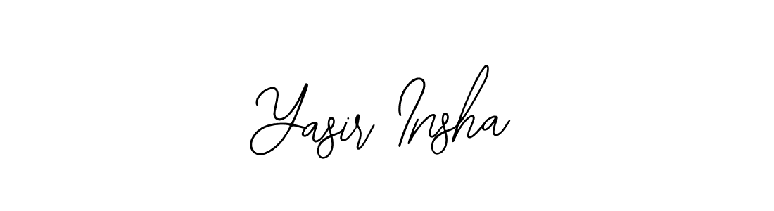 It looks lik you need a new signature style for name Yasir Insha. Design unique handwritten (Bearetta-2O07w) signature with our free signature maker in just a few clicks. Yasir Insha signature style 12 images and pictures png