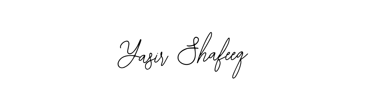 Also You can easily find your signature by using the search form. We will create Yasir Shafeeq name handwritten signature images for you free of cost using Bearetta-2O07w sign style. Yasir Shafeeq signature style 12 images and pictures png