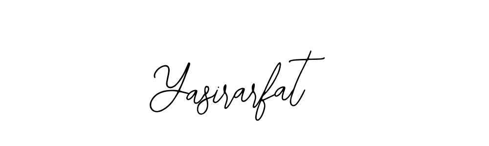 How to make Yasirarfat name signature. Use Bearetta-2O07w style for creating short signs online. This is the latest handwritten sign. Yasirarfat signature style 12 images and pictures png