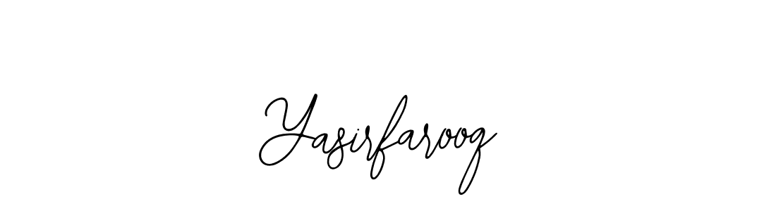 Design your own signature with our free online signature maker. With this signature software, you can create a handwritten (Bearetta-2O07w) signature for name Yasirfarooq. Yasirfarooq signature style 12 images and pictures png