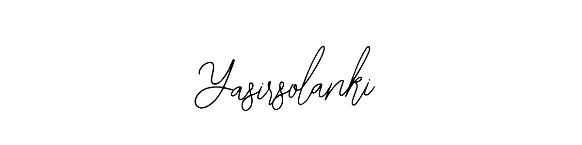 You should practise on your own different ways (Bearetta-2O07w) to write your name (Yasirsolanki) in signature. don't let someone else do it for you. Yasirsolanki signature style 12 images and pictures png