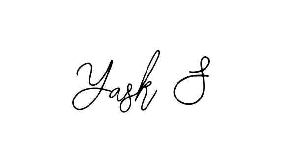 Yask S stylish signature style. Best Handwritten Sign (Bearetta-2O07w) for my name. Handwritten Signature Collection Ideas for my name Yask S. Yask S signature style 12 images and pictures png