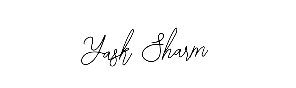 Also we have Yask Sharm name is the best signature style. Create professional handwritten signature collection using Bearetta-2O07w autograph style. Yask Sharm signature style 12 images and pictures png