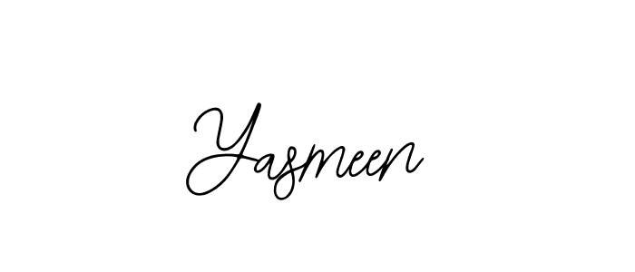 The best way (Bearetta-2O07w) to make a short signature is to pick only two or three words in your name. The name Yasmeen include a total of six letters. For converting this name. Yasmeen signature style 12 images and pictures png