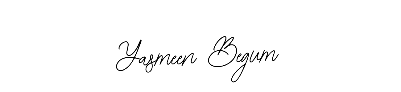 Design your own signature with our free online signature maker. With this signature software, you can create a handwritten (Bearetta-2O07w) signature for name Yasmeen Begum. Yasmeen Begum signature style 12 images and pictures png
