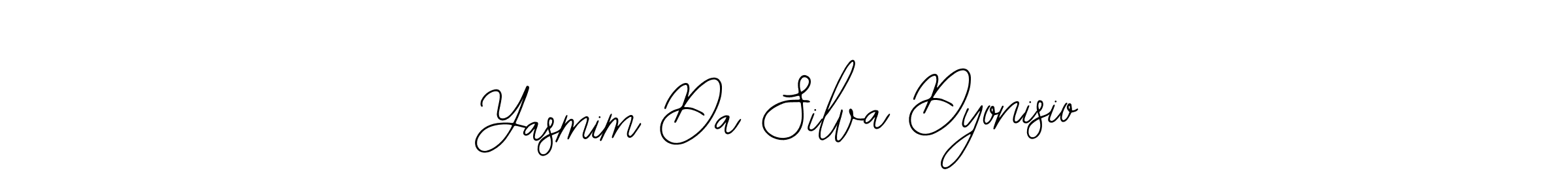 Make a short Yasmim Da Silva Dyonisio signature style. Manage your documents anywhere anytime using Bearetta-2O07w. Create and add eSignatures, submit forms, share and send files easily. Yasmim Da Silva Dyonisio signature style 12 images and pictures png